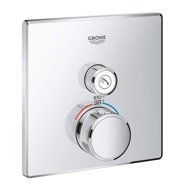 Grohe Grohtherm Smartcontrol Single Function Therm Trim, Brushed Nickel 29140EN0